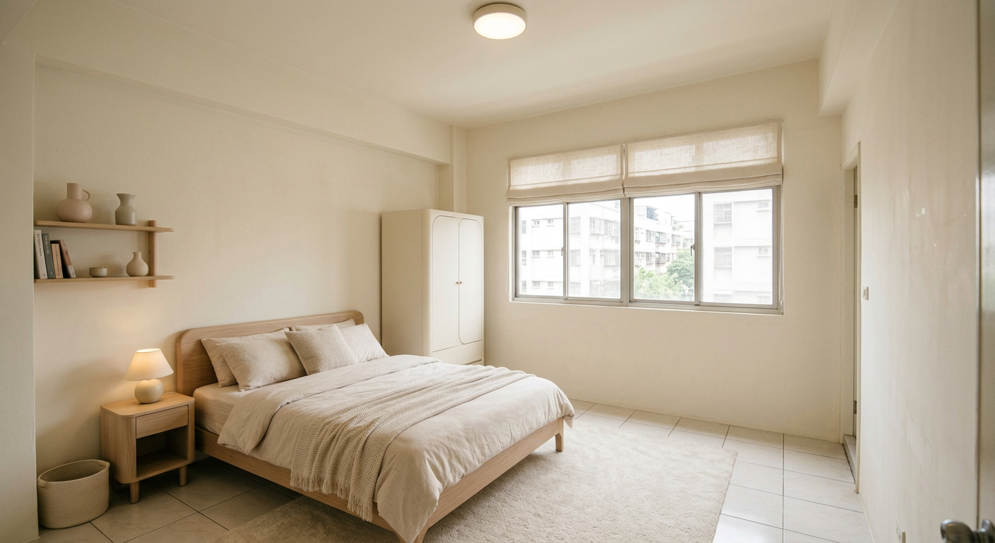 臥室奶油風改造結果